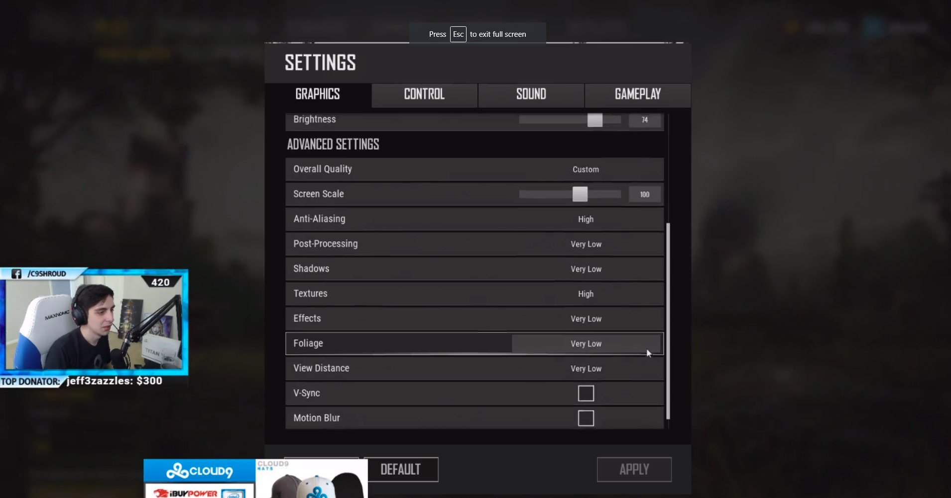 Shroud PUBG Settings, Sensitivity, Config, Gear & Keybinds ... - 1910 x 1002 jpeg 113kB