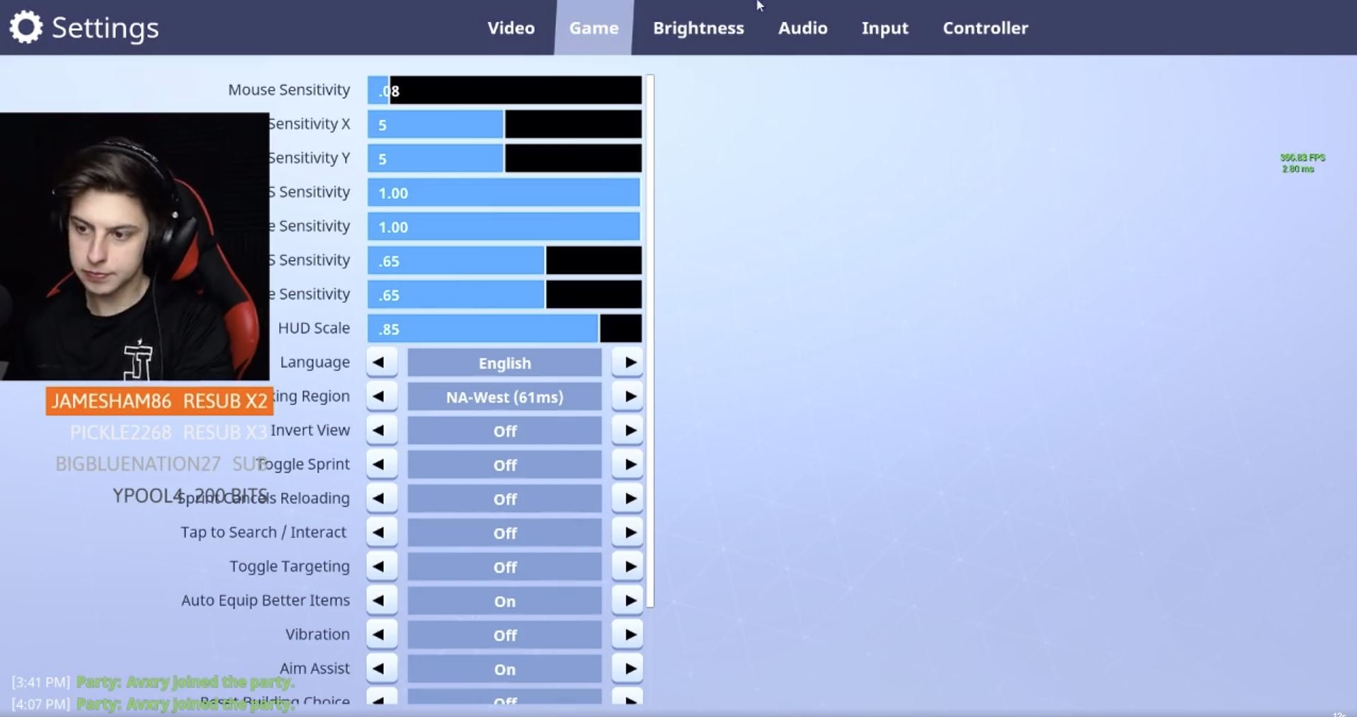 cizzorz fortnite mouse settings - sensitivity settings fortnite