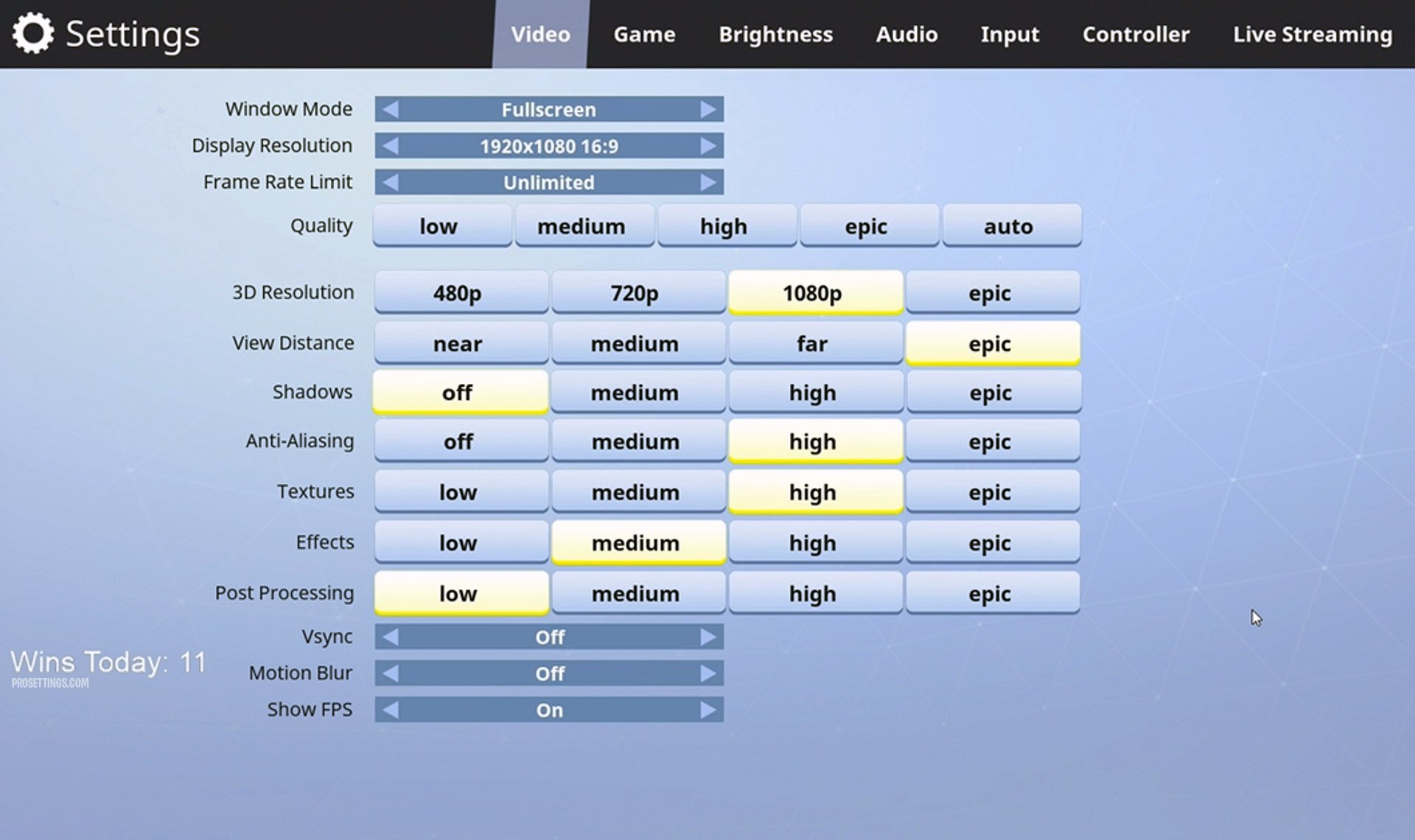 Sypherpk Fortnite Settings Keybinds Config Sensitivity Gear