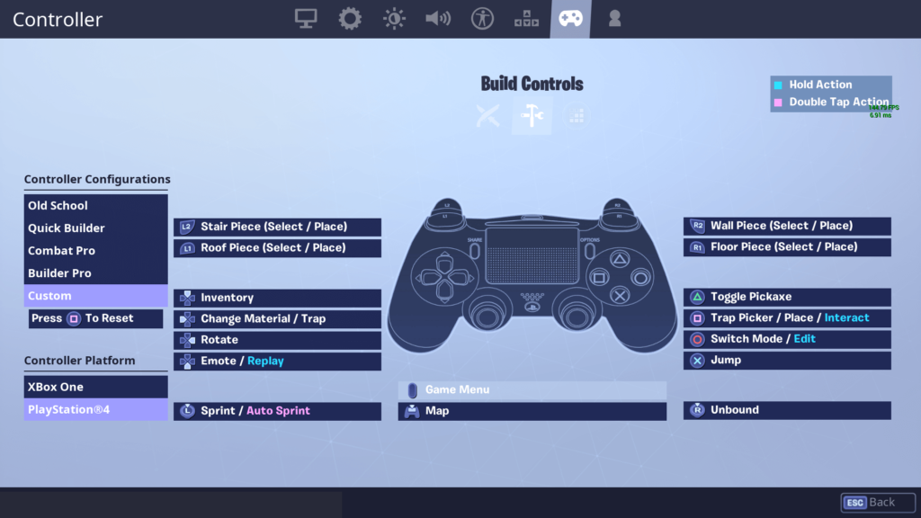 nickmercs fortnite controller settings - best fortnite server for california