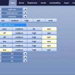 stormen Fortnite Video Settings