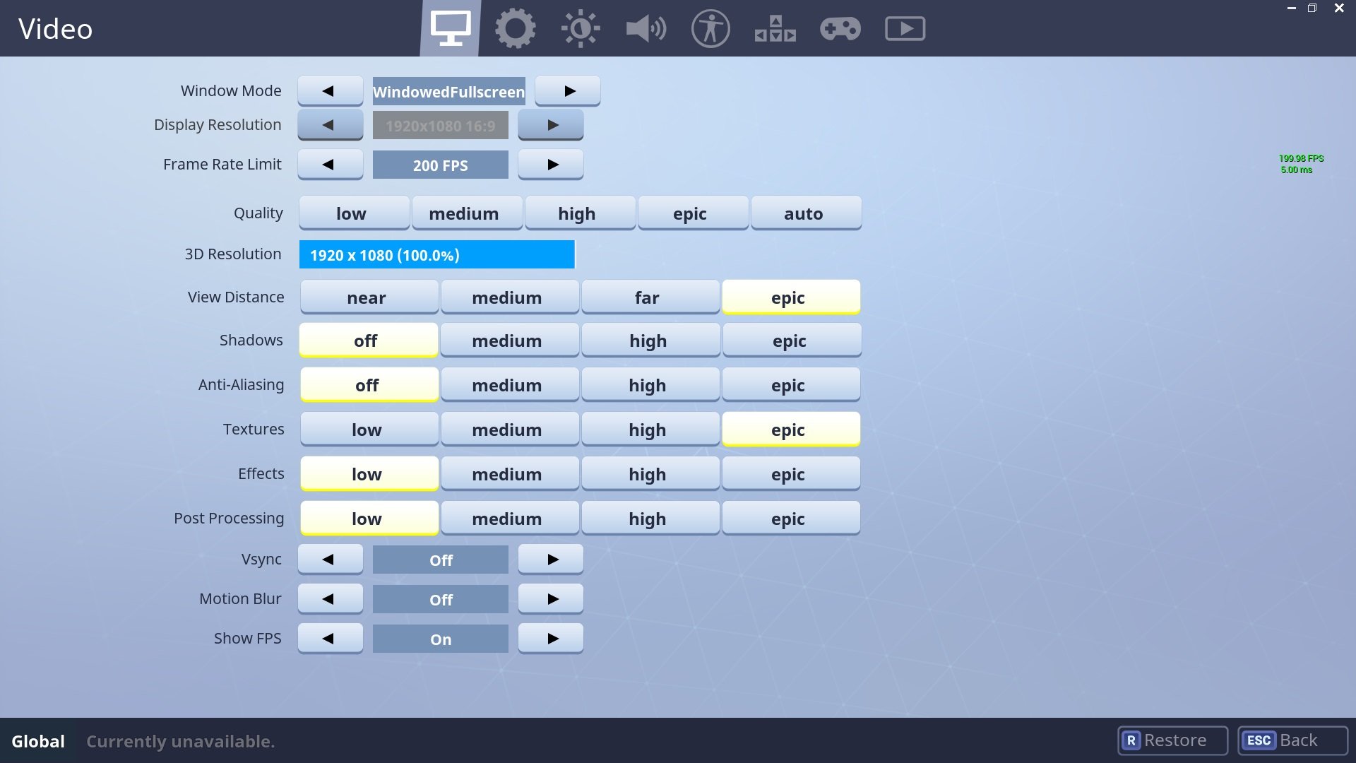 Zrush 嬌兔 Fortnite Settings Keybinds Gear Config 21