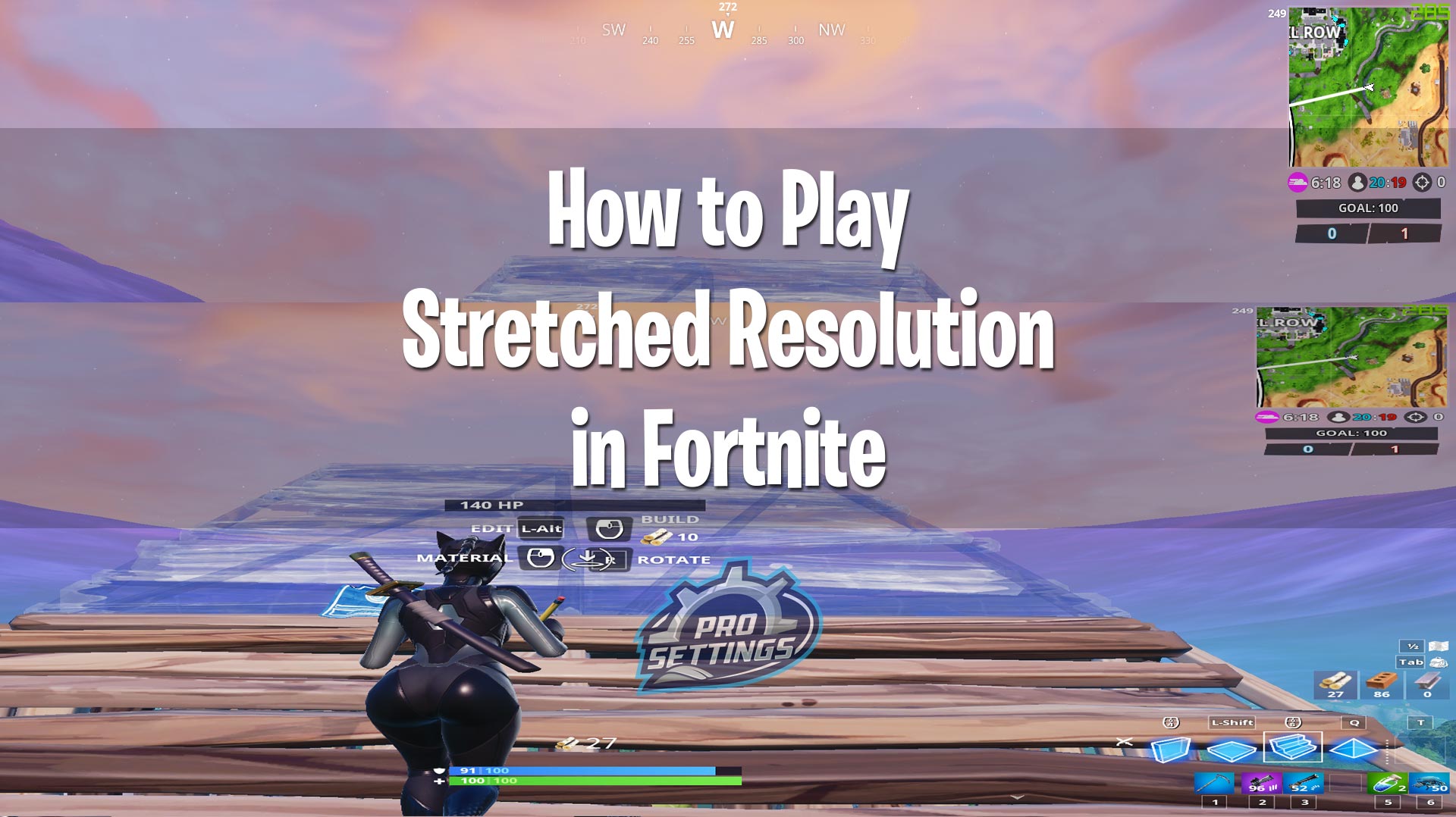 fortnite stretched resolution guide - fortnite fov change pc