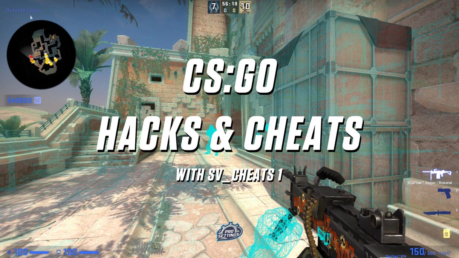 CS:GO Hacks & Cheats with sv_cheats 1 [wallhack + aimbot] - ProSettings.com
