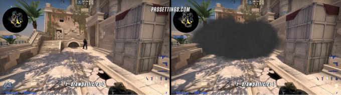 CS:GO r_drawparticles