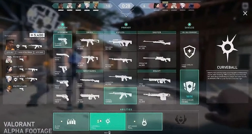 Weapon Menu 