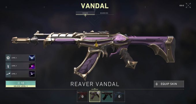 VALORANT Reaver Vandal Skin