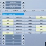 Ninja Fortnite Graphics settings