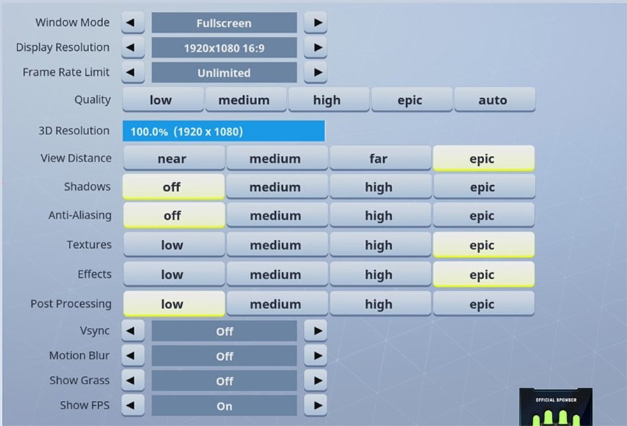 Ninja Fortnite Settings, Keybinds, Config, Gear & Sensitivity 2024